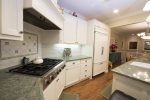 This high end chef`s kitchen will not disappoint.  It has Dacor appliances, a huge gas range and a double oven 